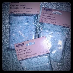 Celebrate It ~ LIGHT BLUE ~ 12 count Organza Bags